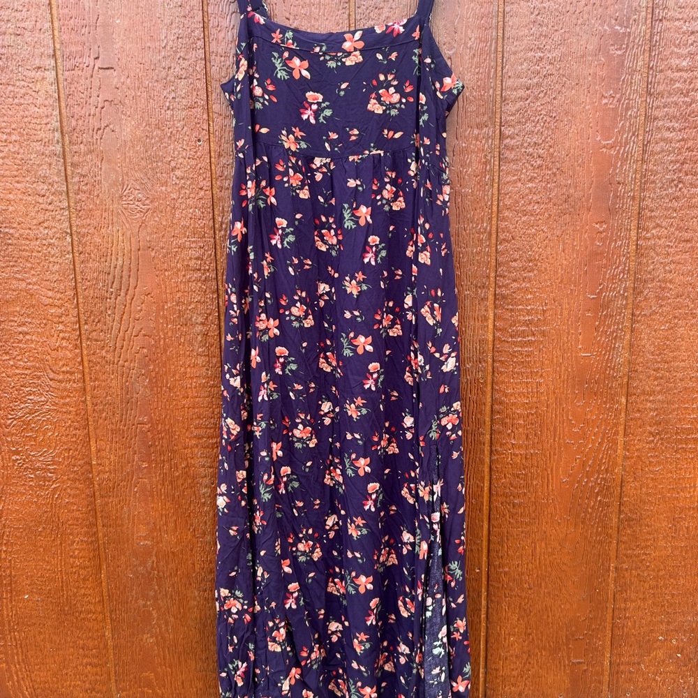 Natural Life Purple Floral Patti Maxi Dress SIZE XS/Small boho Spring Western - Picture 6 of 8
